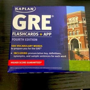 Kaplan GRE Flashcards